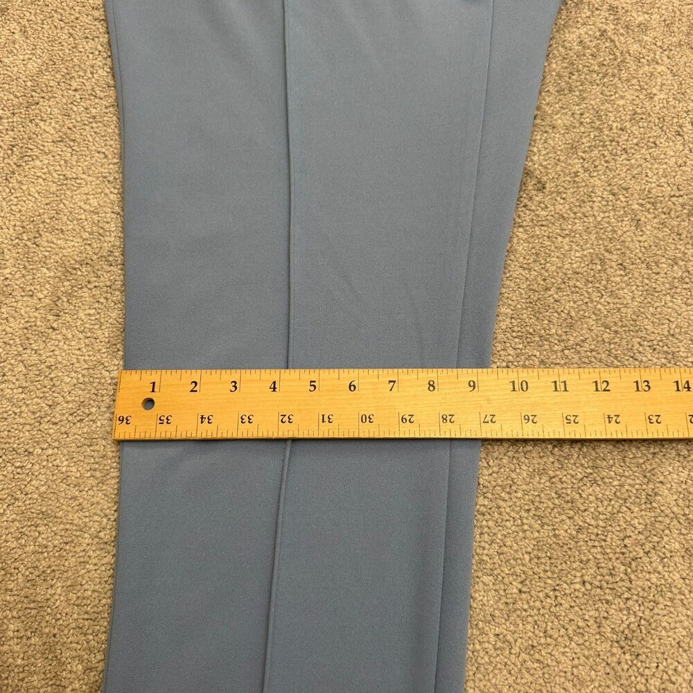 Calvin Klein Slim Leg Ankle Length Trouser Dress Pants Womens 14 Blue Infinite - Picture 16 of 16